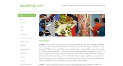 Desktop Screenshot of mosleyart.com
