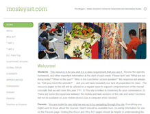 Tablet Screenshot of mosleyart.com